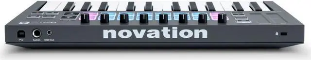 Alt view image 7 of 7 - Novation FLkey Mini MIDI Keyboard Controller for FL Studio w/ Pedal and USB Hub
