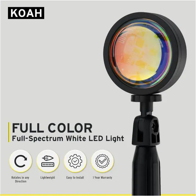 Alt view image 2 of 7 - Koah Sunset and Skyscape LED Projection Lamp for Content Creation