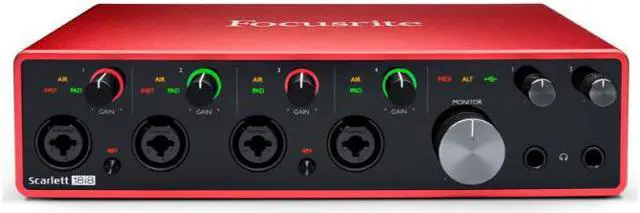 Alt view image 13 of 20 - Focusrite Scarlett 18i8 3rd Generation Audio Interface