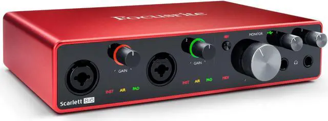 Alt view image 12 of 20 - Focusrite Scarlett 8i6 3rd Generation Audio Interface