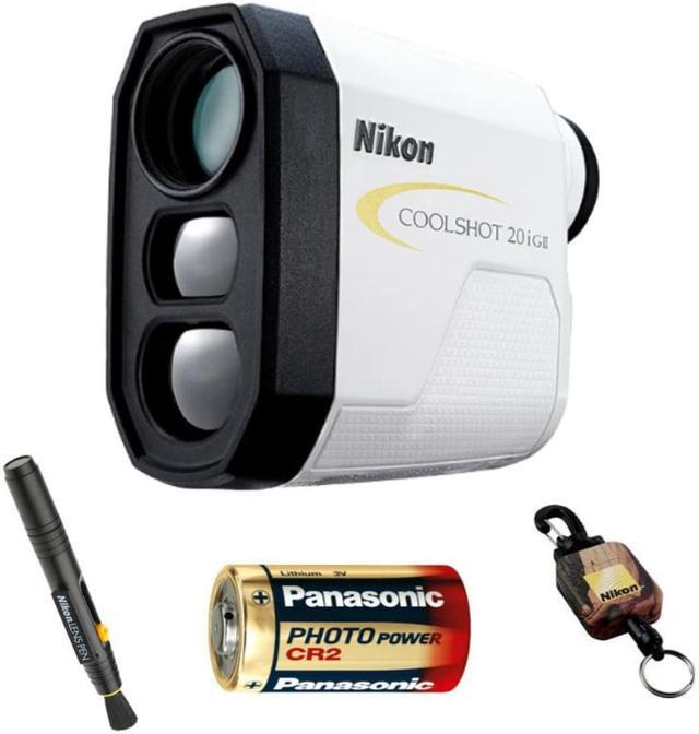 Nikon COOLSHOT 20i GII Golf Laser Rangefinder with Extra Battery 