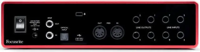 Alt view image 14 of 20 - Focusrite Scarlett 18i8 3rd Generation Audio Interface