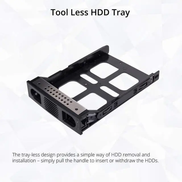 Alt view image 7 of 7 - 10000GB 5 Bay Tool Less Tray Hot Swappable 2.5" 3.5" SATA III RAID HDD External USB 3.0 Enclosure Windows MacOS SY-ENC50118
