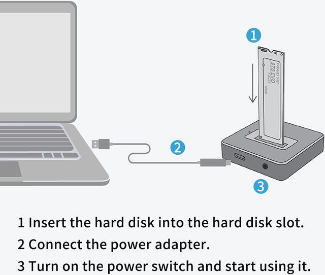 Alt view image 7 of 14 - ACASIS 40Gbps M.2 NVMe SSD Enclosure with Built-in Cooling Fan, Tool Free Installation, TBU 405 Pro for M1 M2 Pro/Max, Compatible with USB4/3.2/3.1/3.0/2.0, Support SSD Size 2280 B+M M-Key