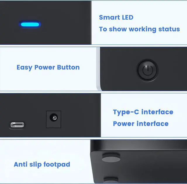 Alt view image 4 of 7 - INDMEM USB 3.2 Gen 2 to U.2 NVMe SSD Adapter, Type C to U.2(SFF-8639) NVMe SSD Reader Converter Enclosure Docking Station for 2.5U.2 NVMe SSD(up to 10Gbps)