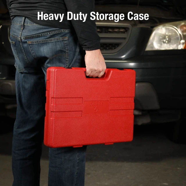Alt view image 5 of 5 - Sunex 2569, 1/2" Drive Master Impact Socket Set, 43Piece, Metric, 9mm - 30mm, Standard/Deep, Cr-Mo Alloy Steel, Radius Corner Design, Heavy Duty Storage Case, Universal Joint & Impact Extensions