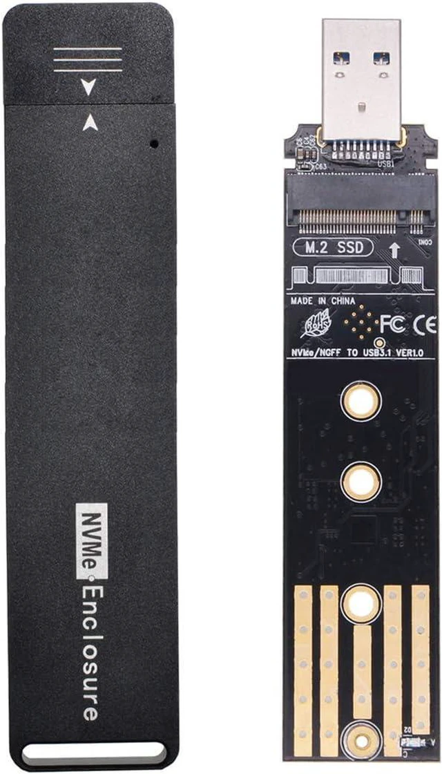 Main image of xiwai USB 3.0 to NVME M-Key M.2 NGFF SATA SSD External PCBA Case Conveter Adapter RTL9210B Chipset
