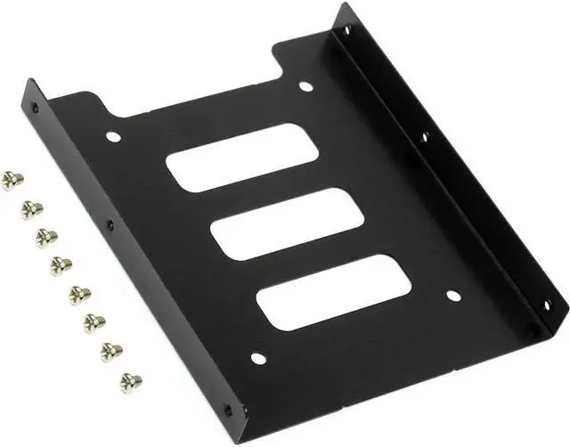 Main image of 2.5 to 3.5 inch SSD Mounting Bracket HDD Metal Adapter Dock Laptop Hard Drive Holder for 2.5" SSD HDD PC Computer Server (1PCS)
