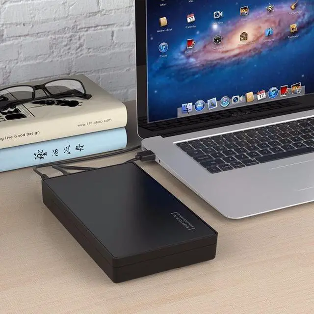 Alt view image 3 of 7 - JFUYJK Hard Drive Enclosure SATA to USB3.0 External Hard Drive Docking Station for 2.5 3.5 Inch HDD SSD Support UASP 18TB Drives