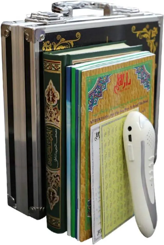 Alt view image 2 of 6 - Ramadan Digital Quran Reading Pen 8GB Memory Downloading Reciters and Languages English Arabic Urdu French Spanish German etc,with 6 Holy Quran Books for Kid and Arabic