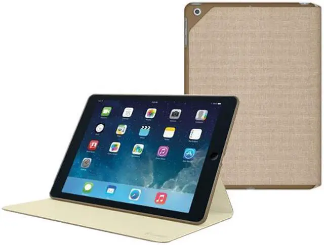 Alt view image 2 of 8 - Logitech Hinge Flexible Case for iPad Air, Light Brown
