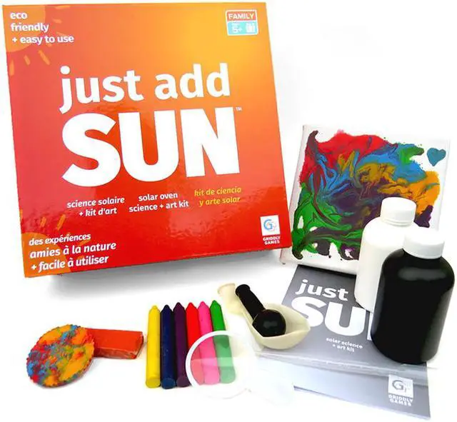 Alt view image 3 of 4 - Griddly Games GRG4000566 Just Add Sun Solar Science Art Kit