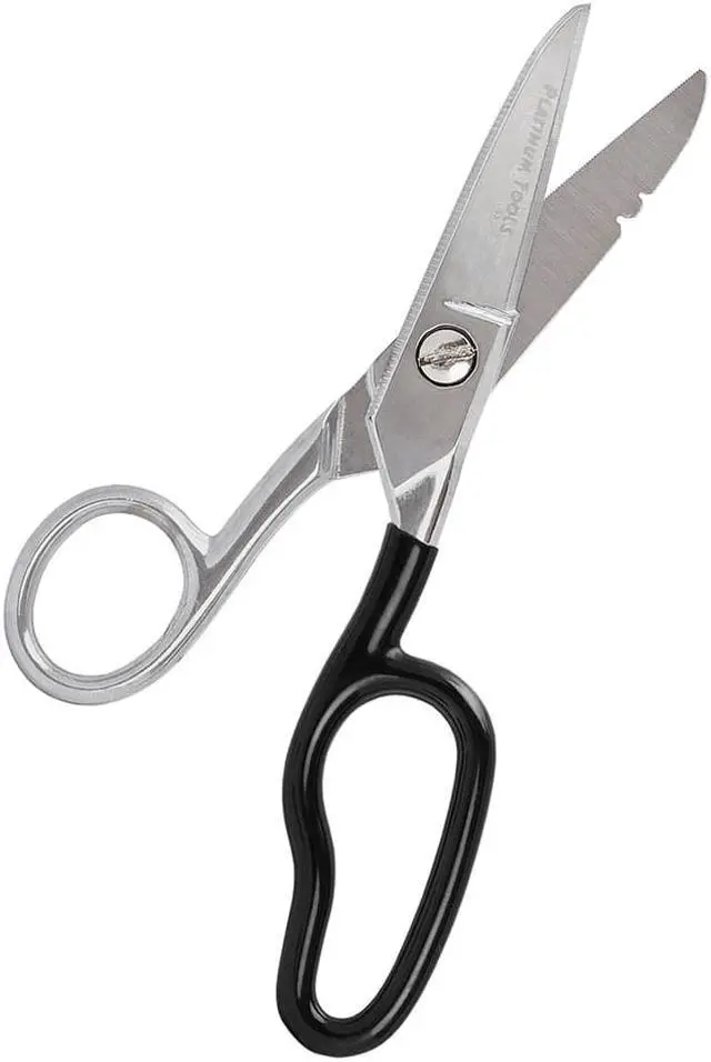 Alt view image 6 of 6 - Platinum Tools 10525C Platinum Tools Prof Electrician Scissors - Black