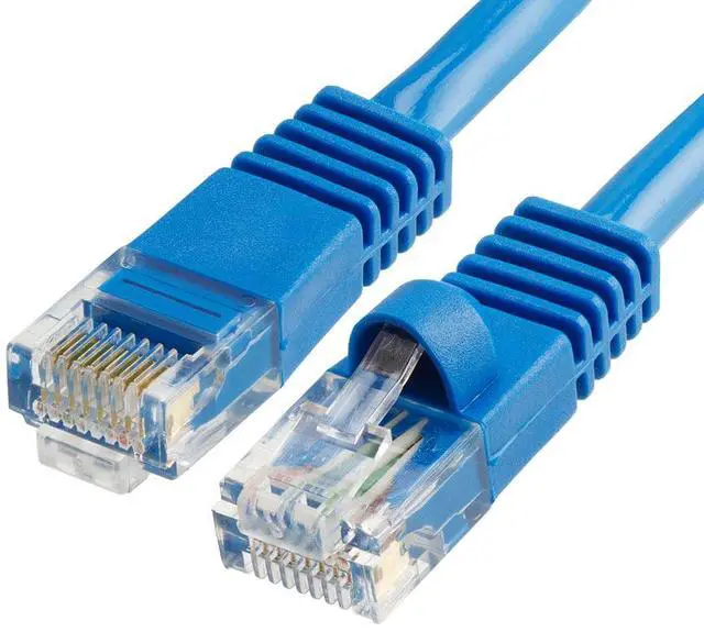 Main image of CMPLE 534-N 350 MHz RJ45 7 ft. Blue Cat5e Ethernet Network Patch Cable