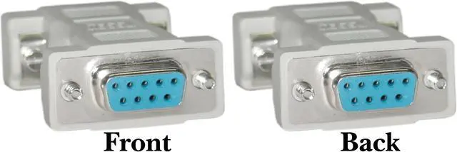 Alt view image 2 of 2 - DB9 Female / DB9 Female, Null Modem Adaptor / Mold