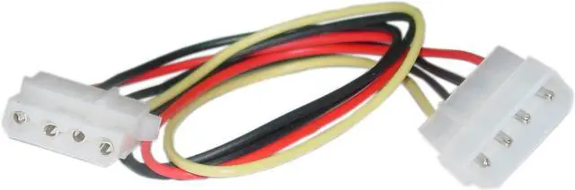 Alt view image 3 of 3 - Cable Wholesale 4 Pin Molex Extension Cable, 5.25 inch Male to 5.25 inch Female, 12 inch