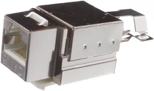 Alt view image 5 of 5 - Cable Wholesale Shielded Cat 6 Keystone Jack, RJ45 Female to 110 Punch Down, STP