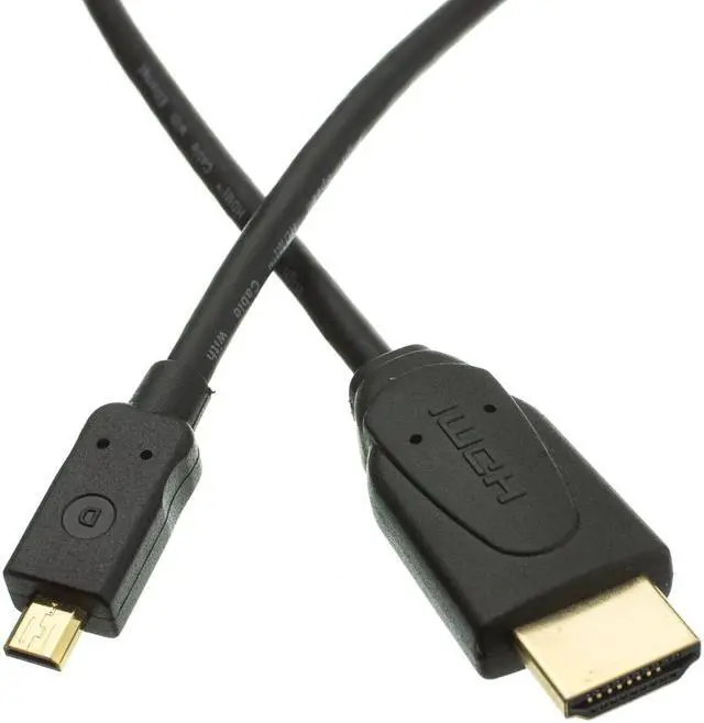 Alt view image 4 of 7 - Cable Wholesale HDMI to Micro HDMI Cable High Speed w/ Ethernet - 15 ft