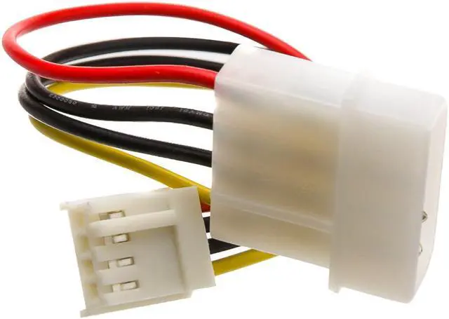 Alt view image 5 of 5 - Cable Wholesale 4 Pin Molex to Floppy Power Cable, 5.25 inch Male to 3.5 inch Female, 6 inch