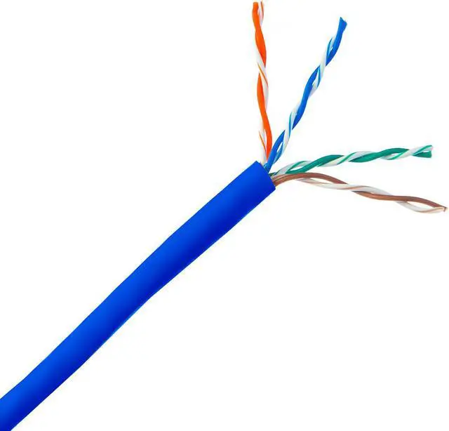 Alt view image 6 of 6 - Cable Wholesale CAT5E UTP Bulk Cable Stranded 350MHz 24 AWG 1000 ft - Blue
