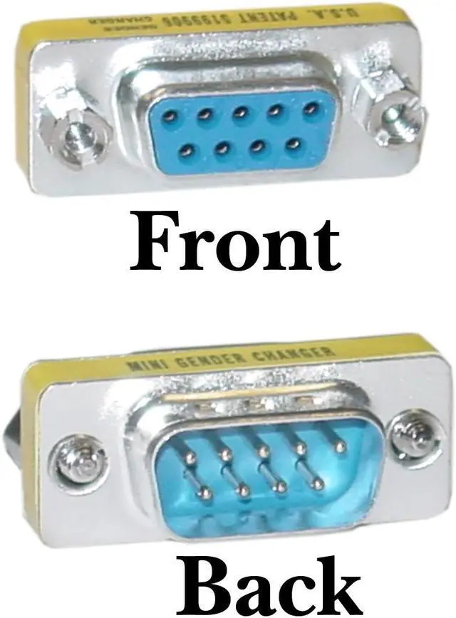 Alt view image 3 of 3 - DB9 Male / DB9 Female, Mini Coupler