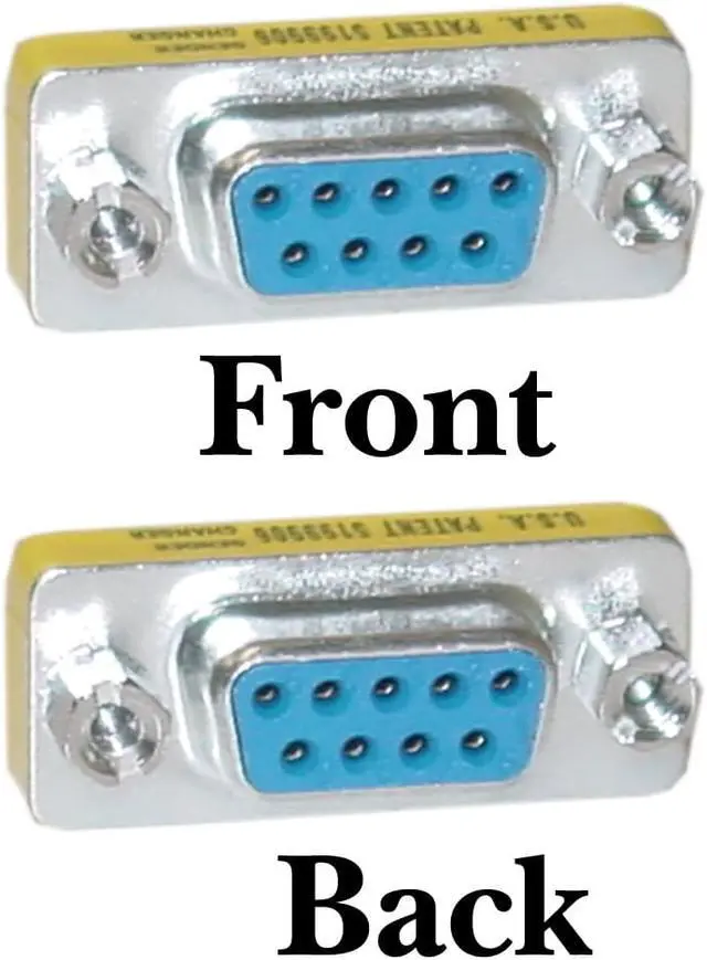 Alt view image 5 of 5 - Cable Wholesale DB9 Female / DB9 Female Mini Gender Changer / Coupler