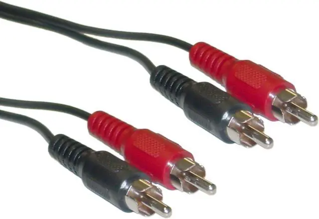Alt view image 4 of 4 - RCA Stereo Audio Cable, Dual RCA Male, 2 channel (Right and Left), 3 foot