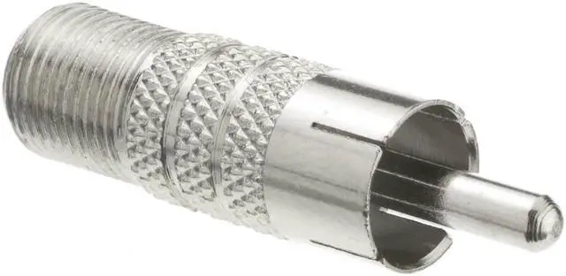 Alt view image 5 of 6 - Cable Wholesale F-Pin (Coax) Female / RCA Male Adaptor