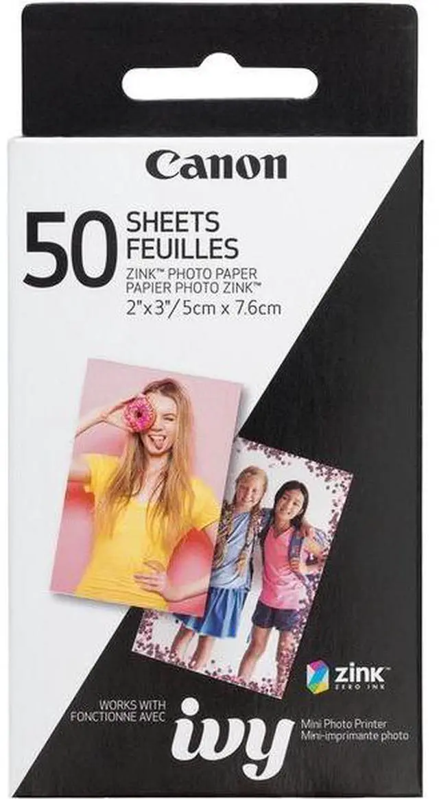 Alt view image 14 of 20 - Canon ZINK Photo Paper for Ivy Mobile Printer - 50 Sheet Pack