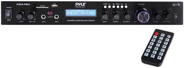 Alt view image 4 of 12 - Pyle Home Theater Amplifier Audio MP3/USB/SD/AUX/FM Black Receiver Sound System with Bluetooth Wireless Streaming