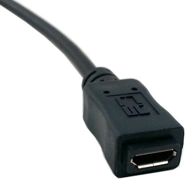 Alt view image 4 of 7 - Micro USB 2.0 Type B 5Pin Male to Micro USB Female Extension Cable 1.64ft Full Pin Connected for Tablet & Phone & MHL & OTG Extension