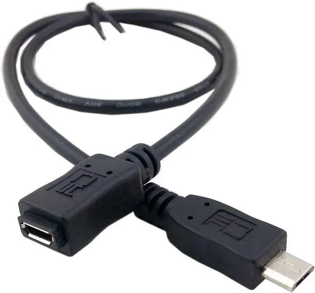 Alt view image 7 of 7 - Micro USB 2.0 Type B 5Pin Male to Micro USB Female Extension Cable 1.64ft Full Pin Connected for Tablet & Phone & MHL & OTG Extension