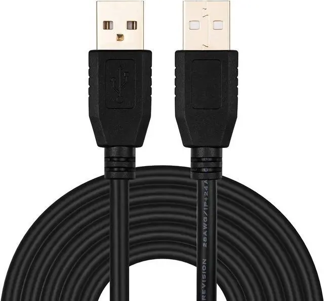 Main image of Tan QY USB A to A Male Cable 40Ft, USB to USB Cable USB Male to Male Cable Double End USB Cord with Gold-Plated Connector for Hard Drive Enclosures, Printers, Modems, Cameras (12M/40Ft)