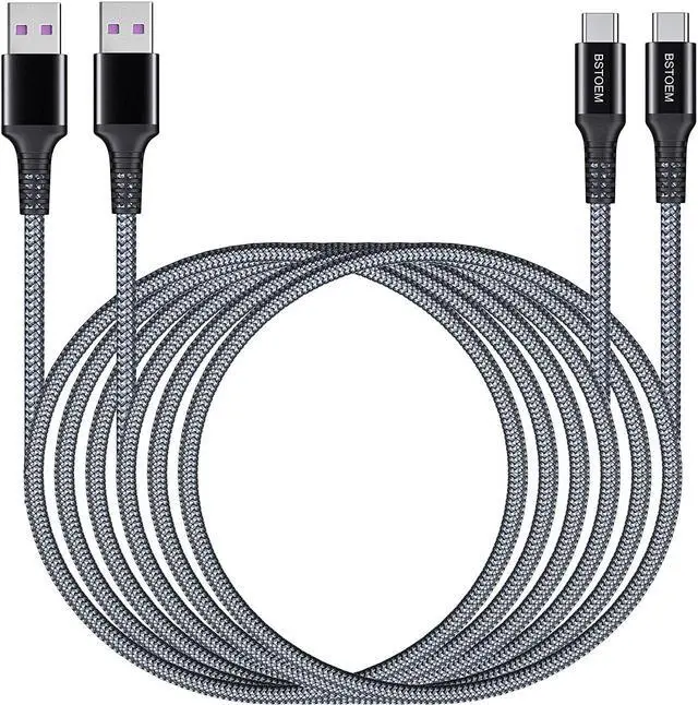 Main image of USB C Charger Cable Extra Long 10ft 2Pack Android USB-A to USB-C Braided Fast Phone Charging Cord for Samsung Galaxy S10/S9/S8/s7/ Note/9/8/LG/Google Pixel 2/Motorola/PS5/Nintendo Switch/Kindle Fire