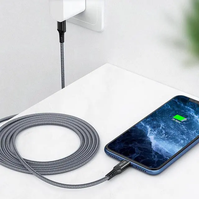Alt view image 7 of 7 - USB C Charger Cable Extra Long 10ft 2Pack Android USB-A to USB-C Braided Fast Phone Charging Cord for Samsung Galaxy S10/S9/S8/s7/ Note/9/8/LG/Google Pixel 2/Motorola/PS5/Nintendo Switch/Kindle Fire