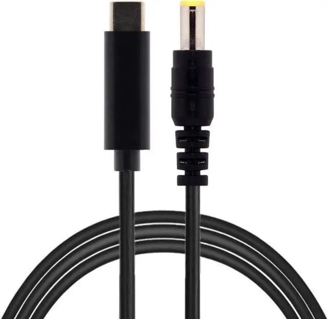 Alt view image 4 of 7 - DC 5.5x2.5mm to Type C USB-C Input Cable for Laptop Notebook (5.5x2.5mm to USB-c)