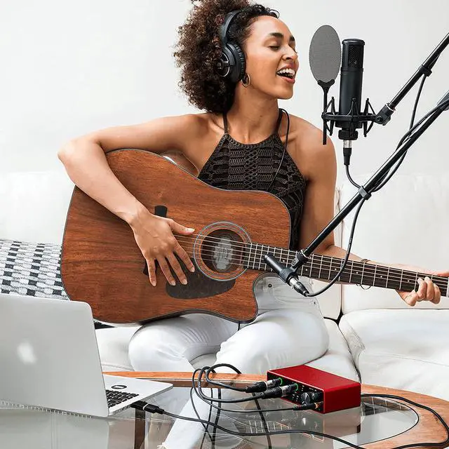 Alt view image 3 of 7 - weishan Type C to USB Cable Compatible with Focusrite Scarlett Solo(3rd Gen), Scarlett 2i2(3rd Gen) USB Audio Interface, with USB C Male to USB Female Adapter, 6.6 ft