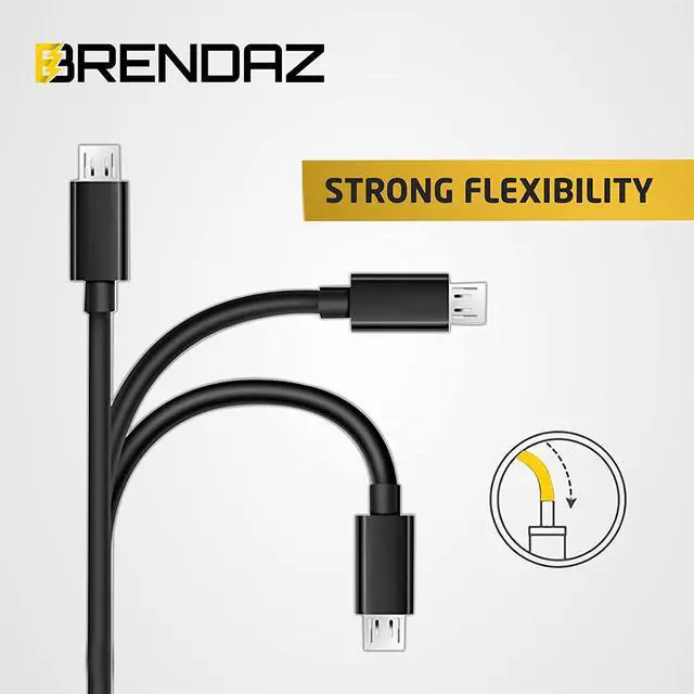 Alt view image 6 of 6 - BRENDAZ Compatible Canon Camera USB Cable for Canon EOS M50 Mirrorless, EOS 90D Cameras, USB 2.0 Cable Micro USB (6-Feet)