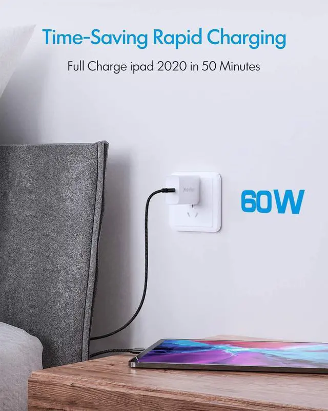 Alt view image 7 of 7 - Long USB C to USB C Cable [ 16ft/5m ], CLEEFUN USB Type C to Type C Fast Charging Cable PD 60W Charger Cord Compatible with Samsung Galaxy S21 S21+ S21 Ultra, Pixel, Switch and Other USB C Device