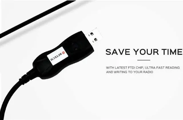 Alt view image 3 of 7 - BFTECH PC03 FTDI Genuine USB Programming Cable Dual pin for BFTECH, BaoFeng, Kenwood, and AnyTone Radio