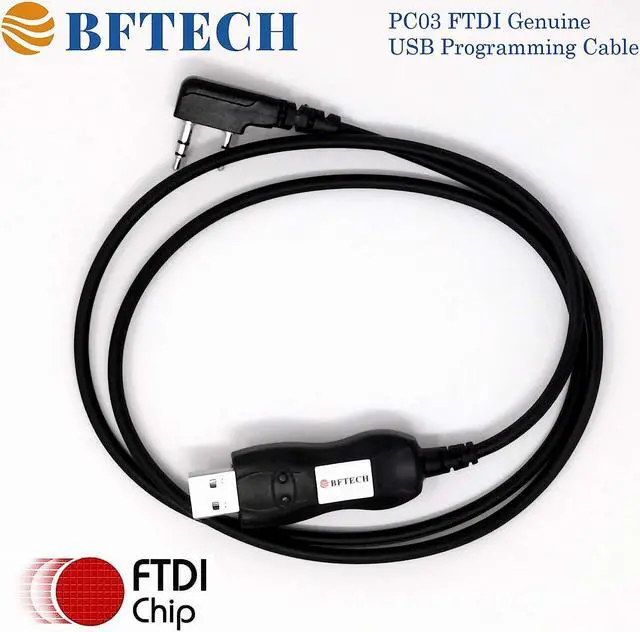 Alt view image 5 of 7 - BFTECH PC03 FTDI Genuine USB Programming Cable Dual pin for BFTECH, BaoFeng, Kenwood, and AnyTone Radio