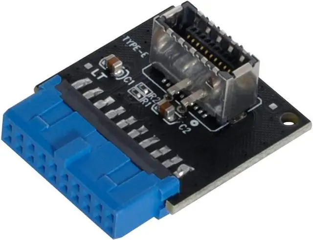 Main image of USB Header Adapter USB 3.1 Front Panel Socket Type-E to USB 3.0 20Pin Header Male Extension Adapter for Motherboard