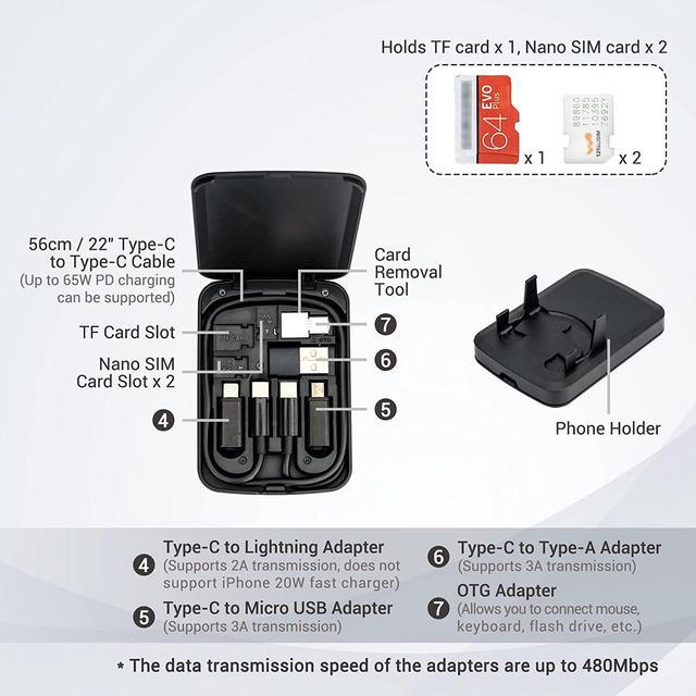 Xtorm Adaptateur OTG USB Type C vers USB-A Design Compact Attache dragonne  Gris - Câble & Adaptateur - LDLC
