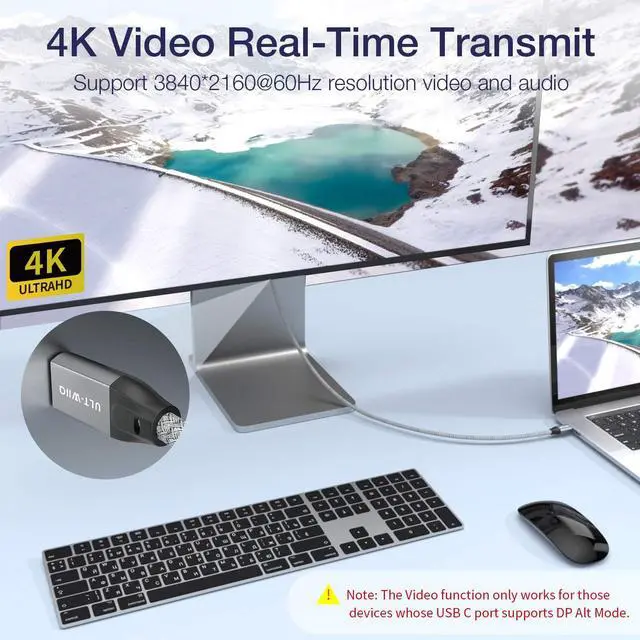 Alt view image 4 of 7 - USB C to USB C 3.2 Cable 1.65FT, 100W & 20Gbps USB 3.2 Gen 2X2 Cable, 4K@60Hz Video Cord with E-Marker for Thunderbolt 3/4, Oculus Quest, iMac, MacBook, Dell XPS, iPad Pro, Galaxy S21, Switch etc