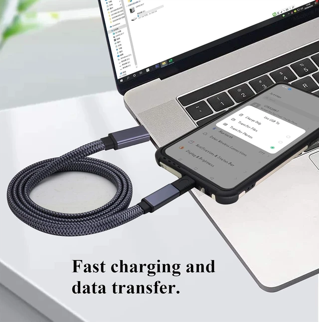 Alt view image 5 of 7 - Type C 3.1 Extension Cable Type C 3.1 USB Male to Female Connector Cable Supports Fast Charging,4K@60Hz HD Vedio,Audio Transfer,Data Sync Extend Cord,Compatible Samsung S10 S8,MacBook(1M-M/F)
