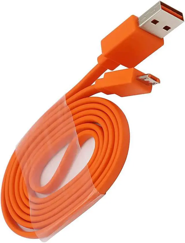 Main image of Upgrade Flat Replacement USB Charging Cable Compatible with JBL Flip 4 Flip 3 Flip 2 Charge 2 Charge 3 Pulse 2 Pulse 3 Clip 2 Wireless Speakers