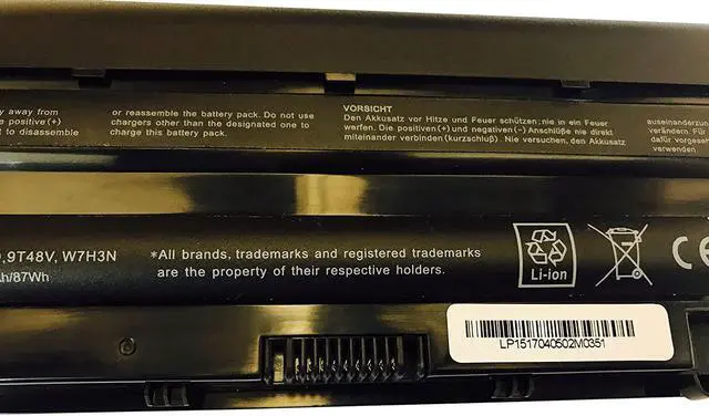 Alt view image 7 of 7 - New GHU 9 Cell 87 WH Battery Replacement for J1KND YXVK2 312-0233 312-0234 312-1201 04YRJH 07xfjj 0gk2x6 Compatible with Dell N5010 M5110 M5010 M5040 M5030 N5010 N5030 N5040 N5050 N7110