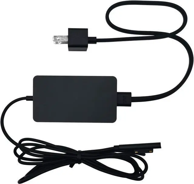 Alt view image 2 of 6 - QINGYUX 44W 15V 2.58A Power Supply Compatible with Microsoft Surface Pro 6 Pro 5 1796 1800 Laptop AC Adapter Charger Power Cord USB Charging Port