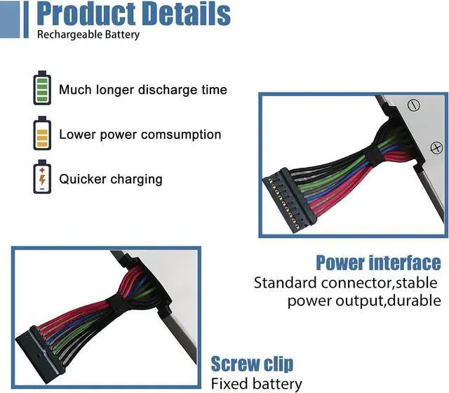 Alt view image 3 of 6 - LBS1224E Laptop Battery Compatible with LG Gram 2018 13Z980 14Z980 15Z980 15Z990 Series Notebook 7.7V 72Wh 9450mAh Support 30 Days Return or Exchange and 12 Months Warranty