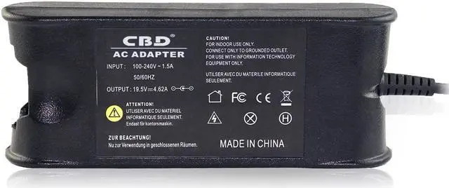 Alt view image 5 of 5 - Replacement Plug for Dell Inspiron 1150 13 1318 14 1400 1410 1420 1421 15 1500 1501 Laptop Ac Adapter Notebook Computer Power Battery Charger 90w 19.5v